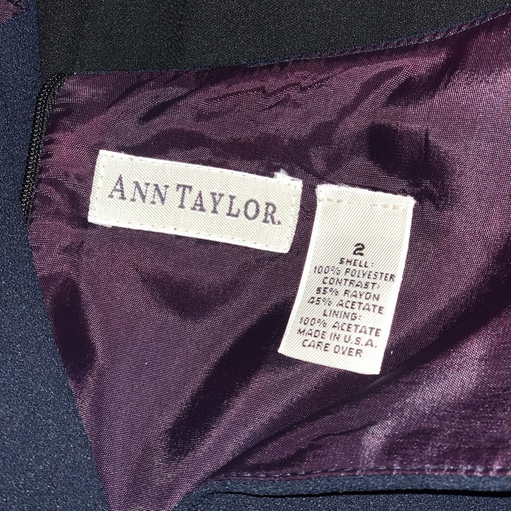 Ann Taylor navy Blue Dress